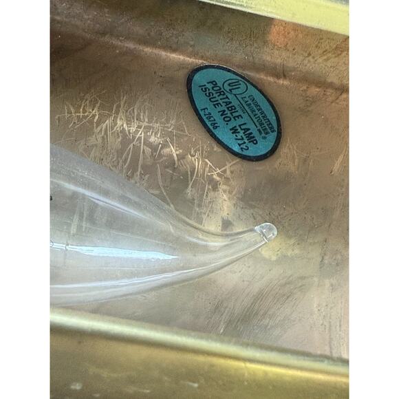 Vtg. Lamp Underwriters Laboratories Brass Bankers Piano Student Desk Adjustable - Picture 10 of 13